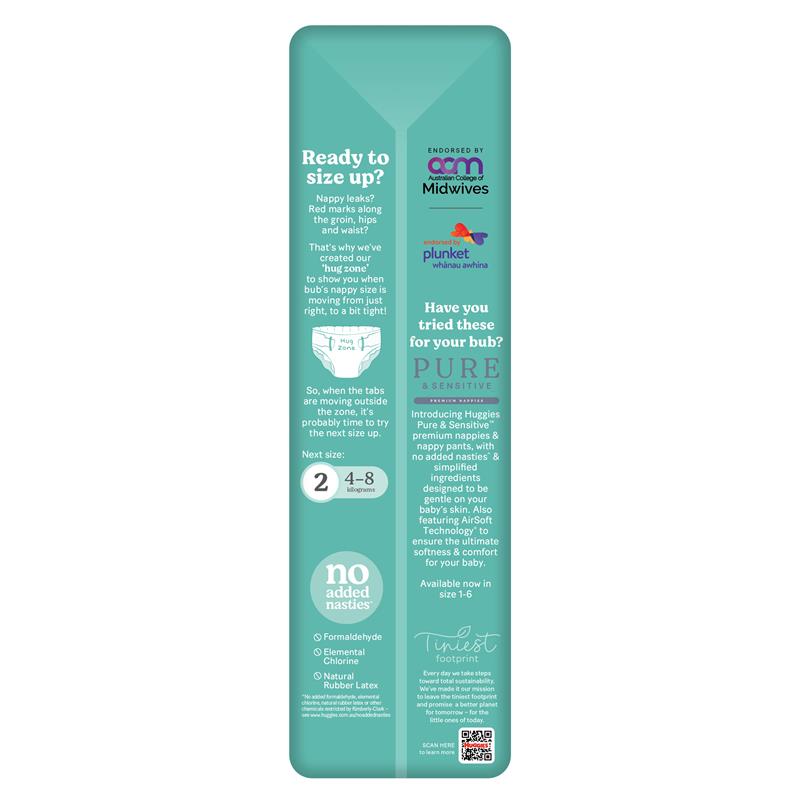 Load image into Gallery viewer, Huggies Ultimate Nappies Size 1 Newborn-5kg Bulk 54 Pack
