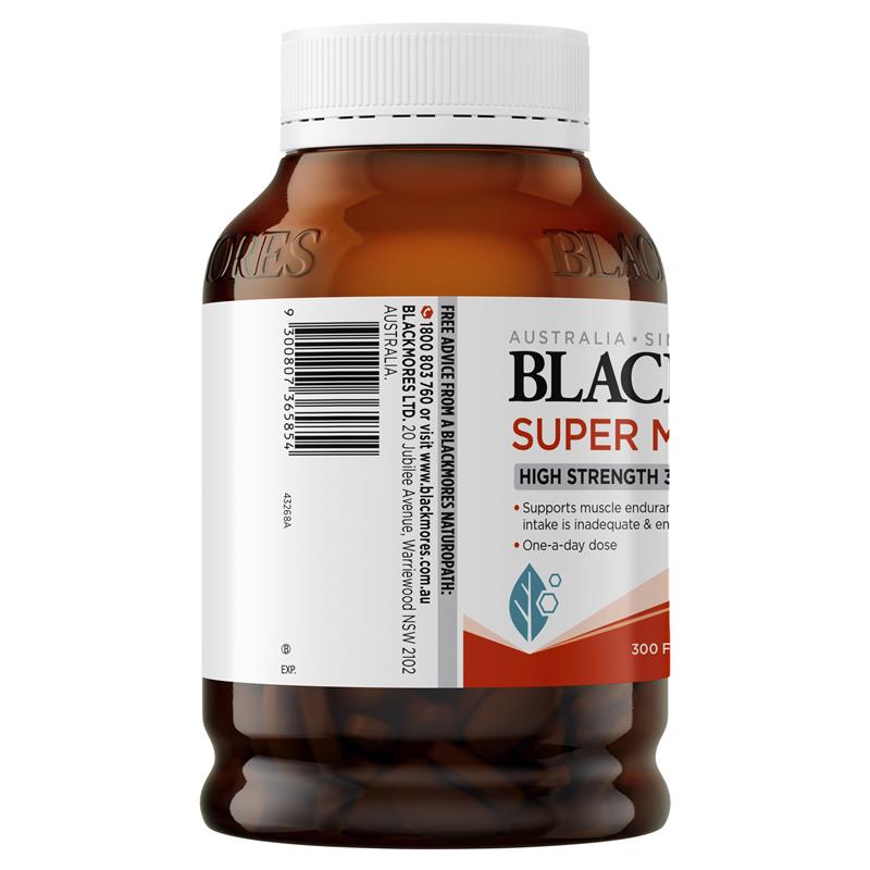 Load image into Gallery viewer, Blackmores Super Magnesium Plus 300 Tablets Exclusive Size
