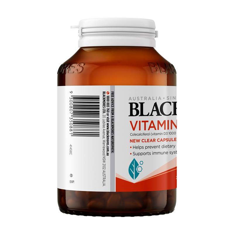 Load image into Gallery viewer, Blackmores Vitamin D3 1000IU 300 Capsules
