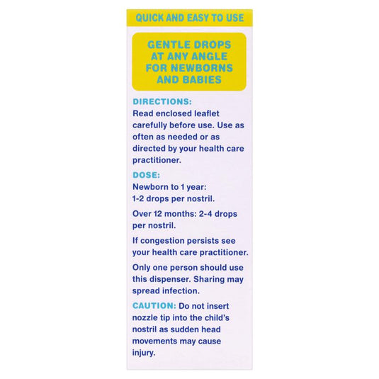 FLO Baby Saline Nasal Drops 15ml