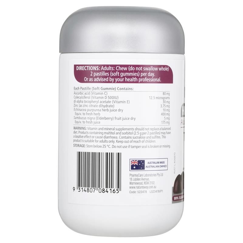 Load image into Gallery viewer, Nature's Way Adult Vita Gummies High Strength Triple Immune 50 Pastilles
