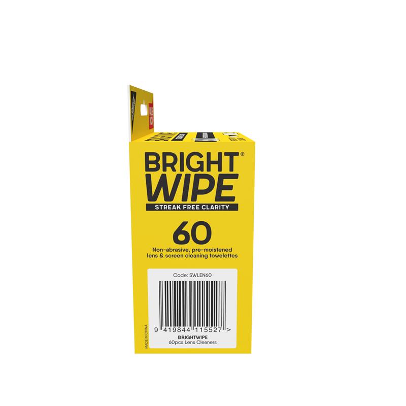 Load image into Gallery viewer, BrightWipe Lens Cleaning Wipes 60 Pack
