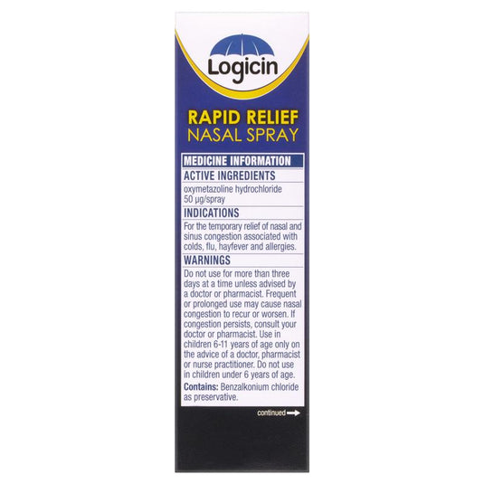 Logicin Nasal Spray 18mL