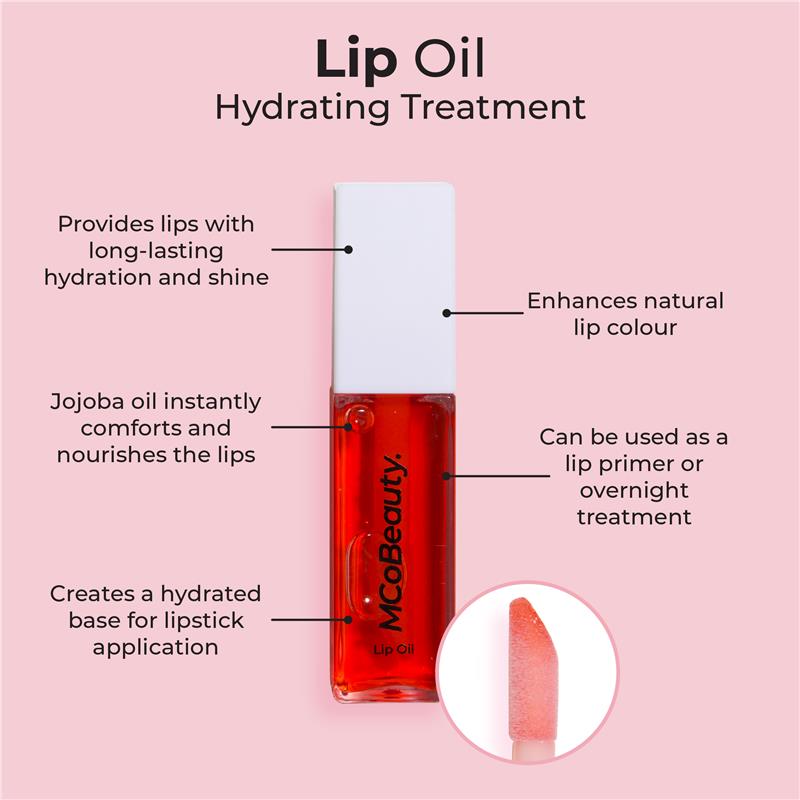 Load image into Gallery viewer, MCoBeauty Lip Oil Hydrating Treatment Sheer Red
