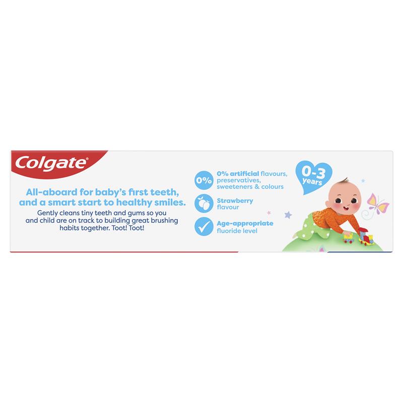 Load image into Gallery viewer, Colgate Toothpaste Kids Anticavity 0-3 Years Strawberry Flavour 80g

