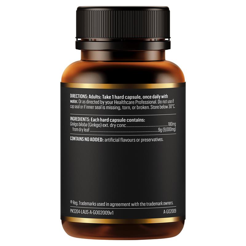 Load image into Gallery viewer, GO Healthy Ginkgo 9000 1-A-DAY 60 Capsule
