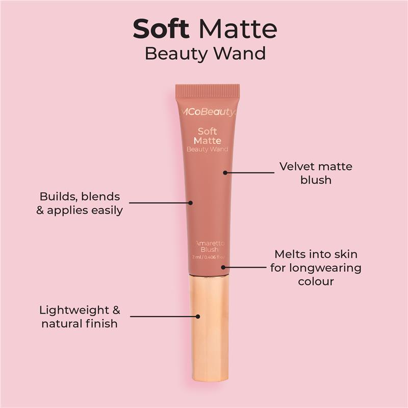 Load image into Gallery viewer, MCoBeauty Soft Matte Beauty Wand Amaretto Blush
