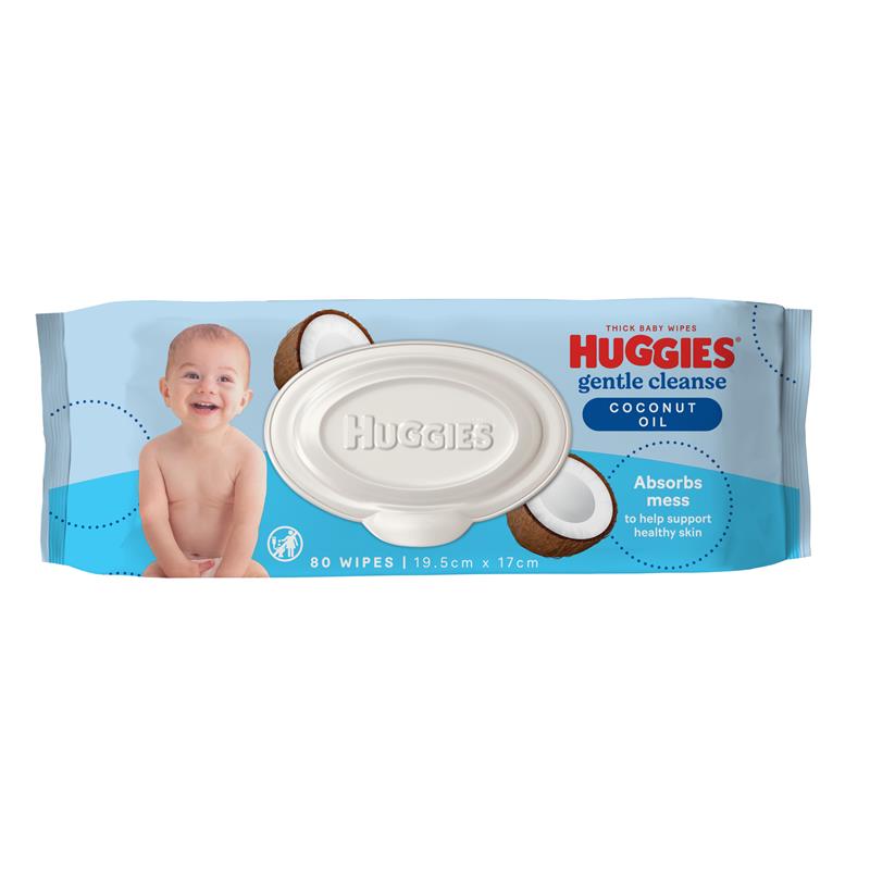 Load image into Gallery viewer, Huggies Coconut Scented 80 Wipes
