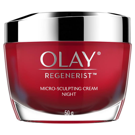 Olay Regenerist Advanced Anti-Ageing Micro-Sculpting Night Face Cream Moisturiser 50g