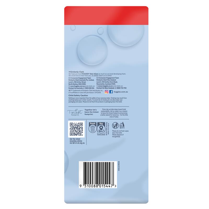 Load image into Gallery viewer, Huggies 99% Water Bulk Wipes 72X3 Pack
