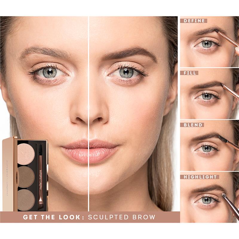 Load image into Gallery viewer, Nude By Nature Natural Definition Brow Palette 01 Blonde
