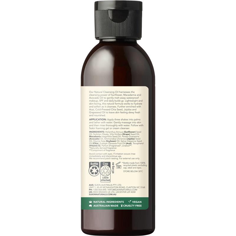 Load image into Gallery viewer, Sukin Signature Natural Cleansing Oil 125ml
