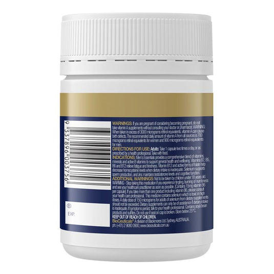 Bioceuticals Mens Essentials 120 Capsules