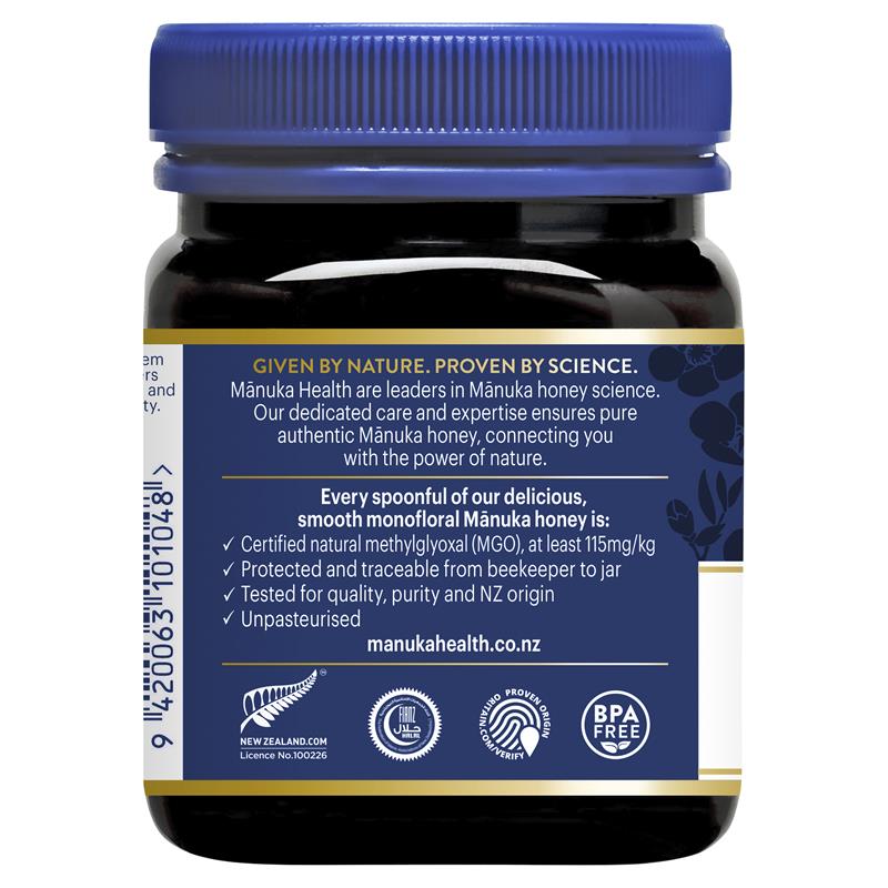 Load image into Gallery viewer, Manuka Health MGO115+ UMF6 Manuka Honey 250g (NOT For sale in WA)
