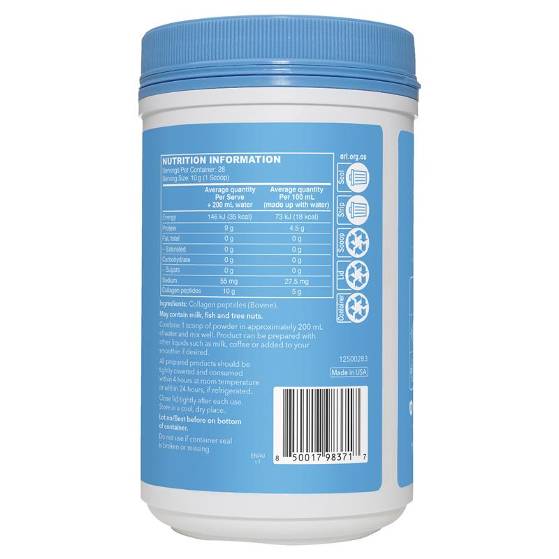 Load image into Gallery viewer, Vital Proteins Collagen Peptides Powder Unflavoured 284g

