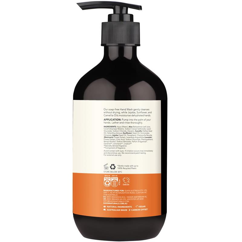 Load image into Gallery viewer, Sukin Cleansing Hand Wash Ylang Ylang &amp; Cedar 500ml
