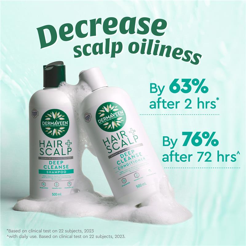 Load image into Gallery viewer, DermaVeen Hair + Scalp Deep Cleanse  Shampoo 500ml
