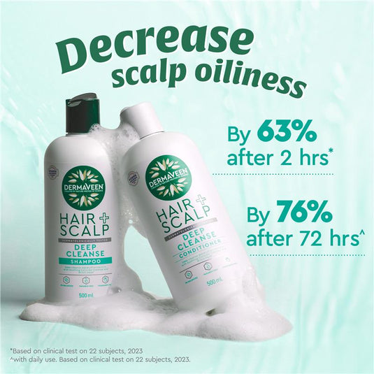 DermaVeen Hair + Scalp Deep Cleanse  Shampoo 500ml