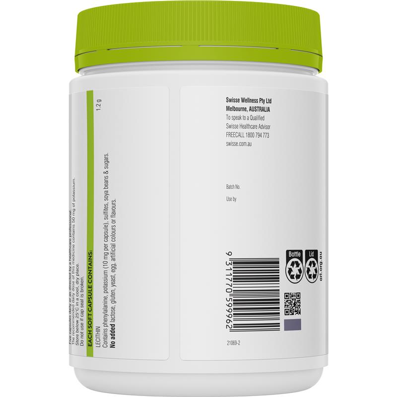 Load image into Gallery viewer, Swisse Ultiboost Lecithin 1200mg 300 Capsules
