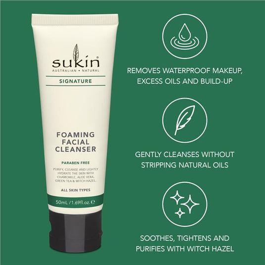 Sukin Signature Foaming Facial Cleanser 50ml