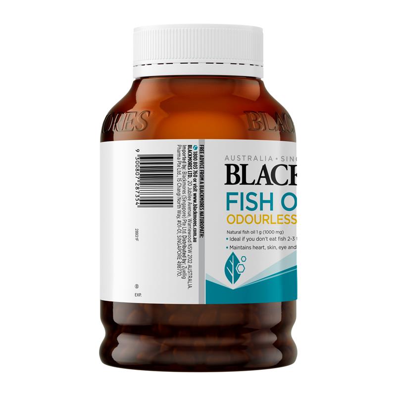 Load image into Gallery viewer, Blackmores Odourless Fish Oil 1000mg 400 Capsules
