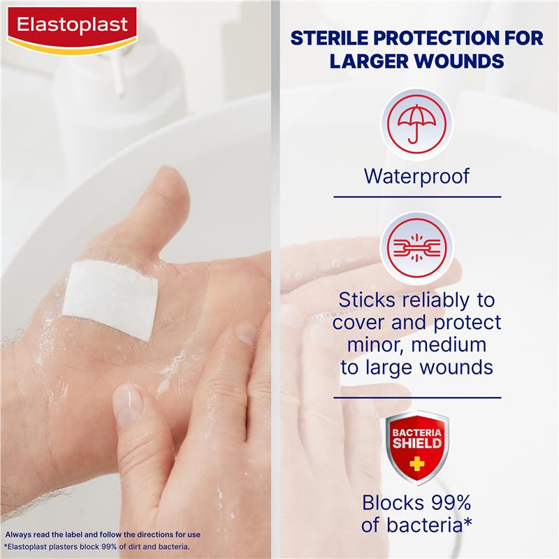 Load image into Gallery viewer, Elastoplast Waterproof Dressing XL 6x7cm 5 Pack

