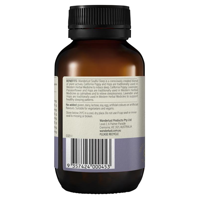 Load image into Gallery viewer, Wanderlust Soulful Sleep 30 Capsules
