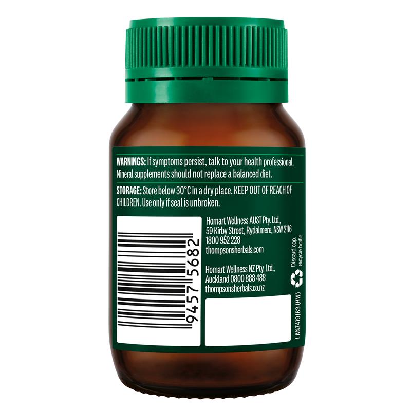 Load image into Gallery viewer, Thompson's Organic Zinc 80 Tablets
