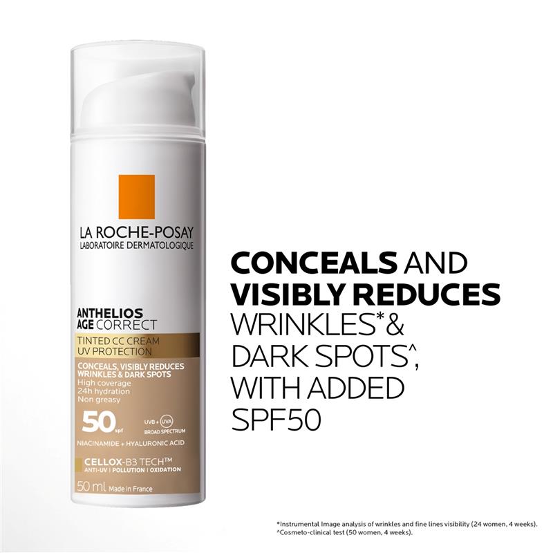 Load image into Gallery viewer, La Roche Posay Anthelios Age Correct Tinted SPF50 50ml
