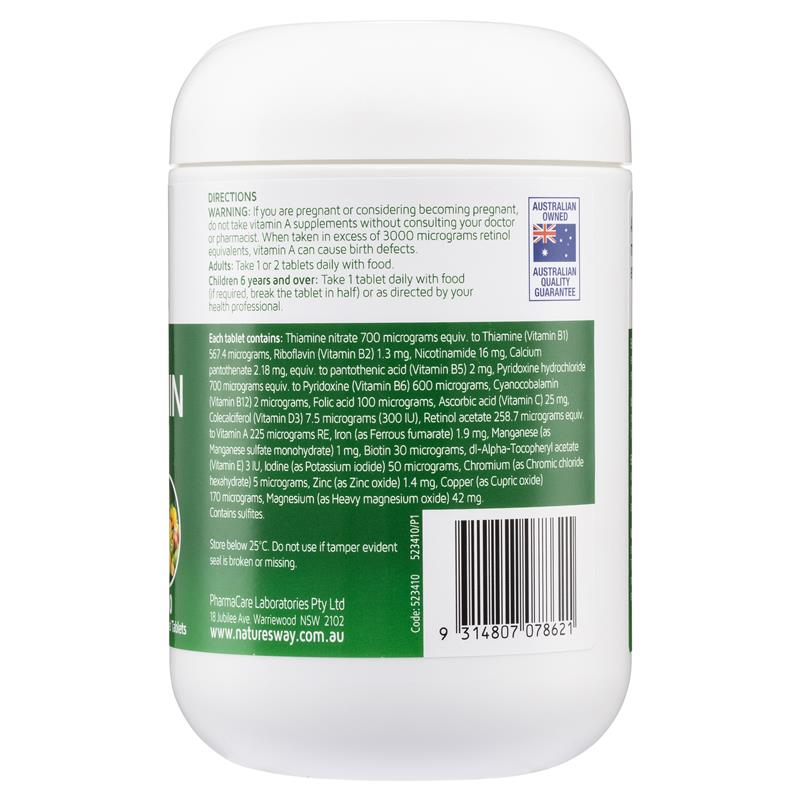 Load image into Gallery viewer, Nature's Way Complete Daily Multivitamin 200 Tablets
