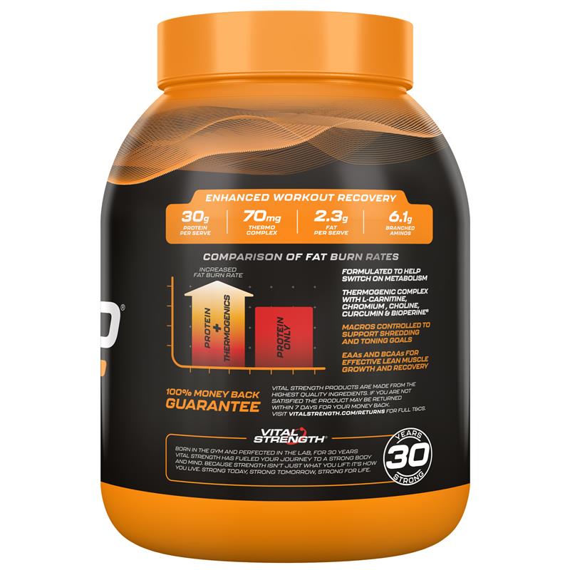 Load image into Gallery viewer, Vital Strength Hydroxy Ripped Thermogenic Protein Powder Chocolate 2kg
