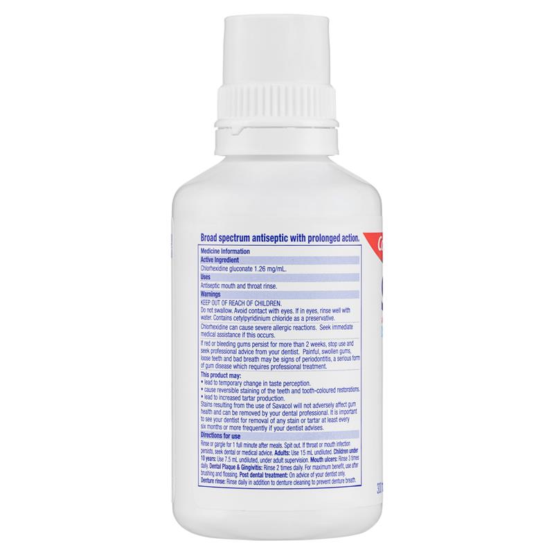 Load image into Gallery viewer, Colgate Savacol Mouthwash Fresh Mint 300mL

