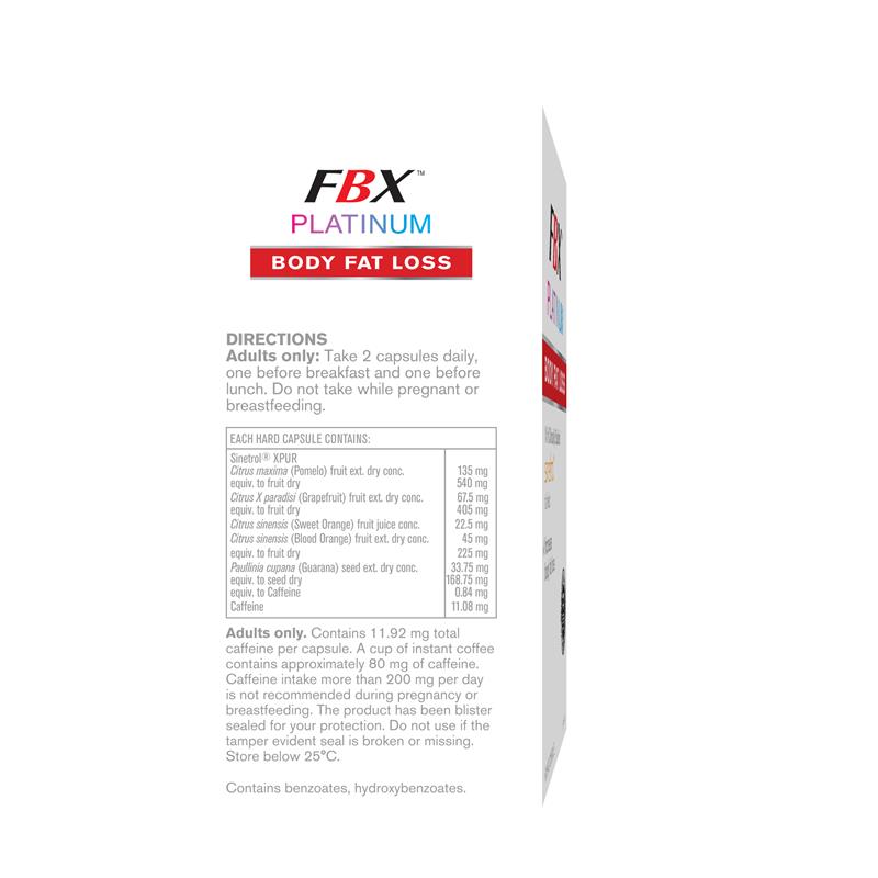 Load image into Gallery viewer, FBX Platinum Body Fat Loss 60 Capsules
