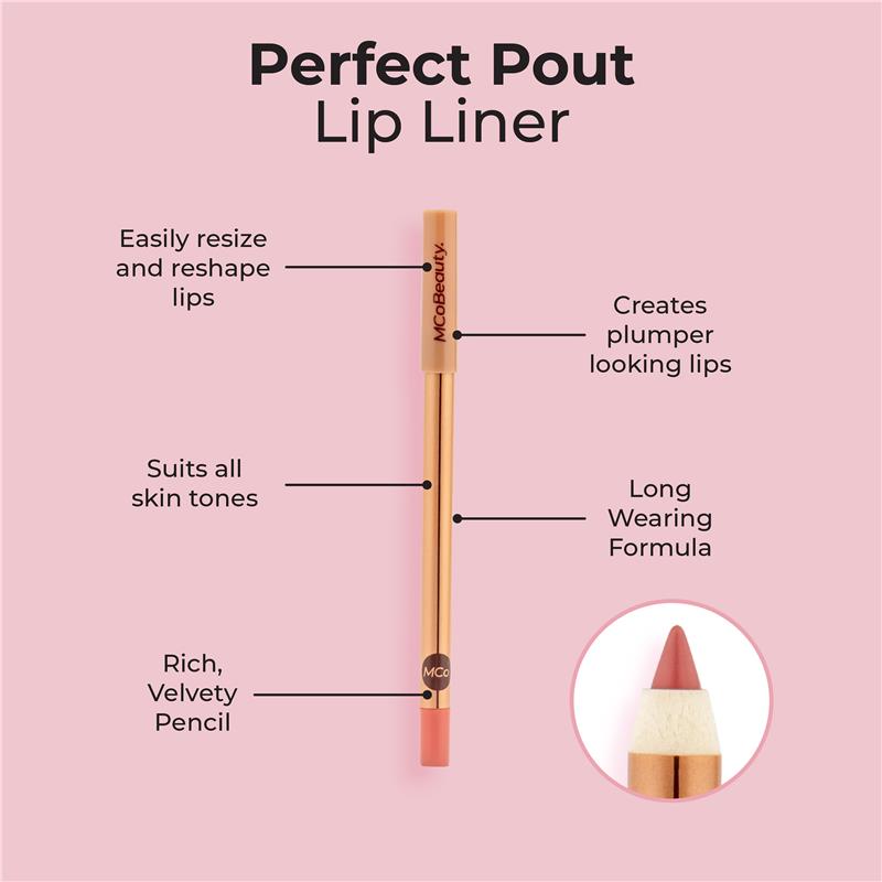 Load image into Gallery viewer, MCoBeauty Perfect Pout Lip Liner Rose Saturn NEW

