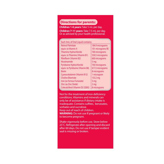 Nature's Way Kids Smart Liquid Multi + Iron 200ml