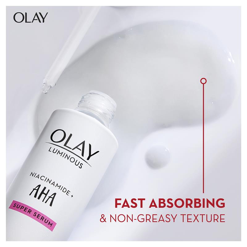 Load image into Gallery viewer, Olay Luminous Niacinamide + AHA Face Super Serum 30 ml
