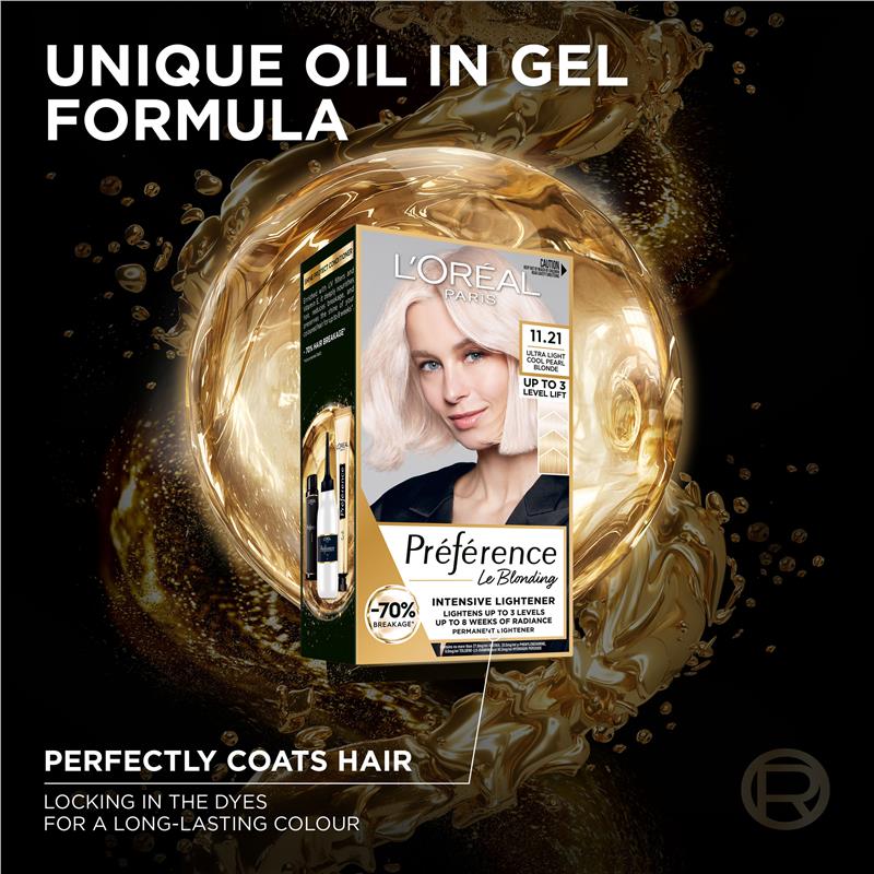 Load image into Gallery viewer, L'Oreal Paris Preference 11.21 Ultra Light Cool Pearl Blonde
