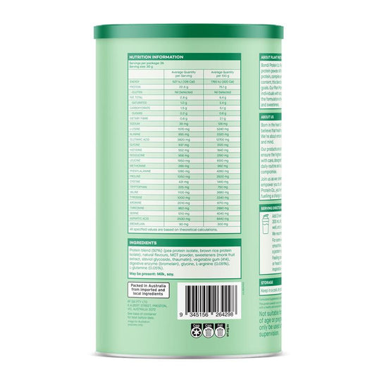 Bondi Protein Co. Plant Protein French Vanilla 800g