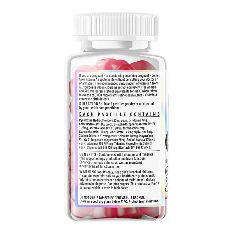 Load image into Gallery viewer, GEN X Gummies Men's Multivitamin Watermelon 60 Pack
