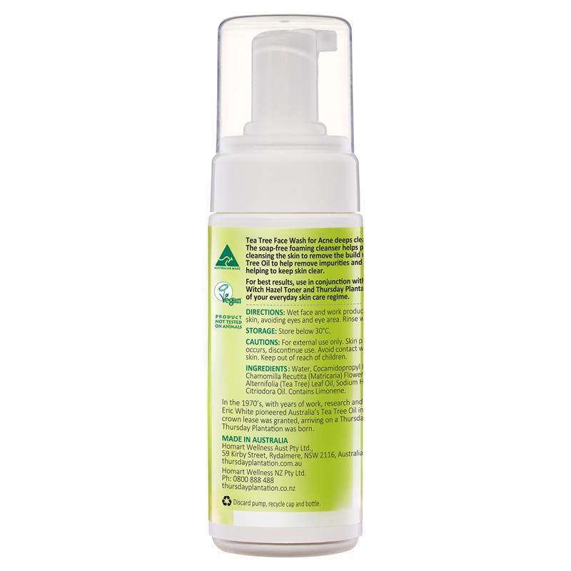 Load image into Gallery viewer, Thursday Plantation Tea Tree Acne Face Wash 150ml
