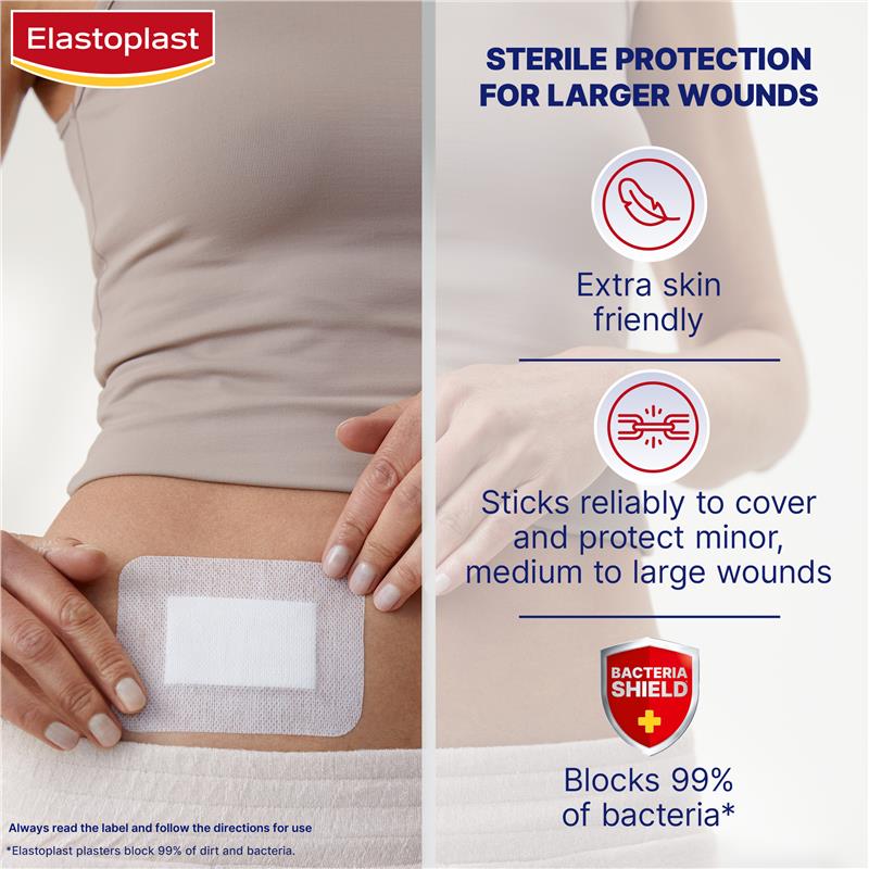 Load image into Gallery viewer, Elastoplast Sensitive Dressing XXL 8x10cm 5 Dressings
