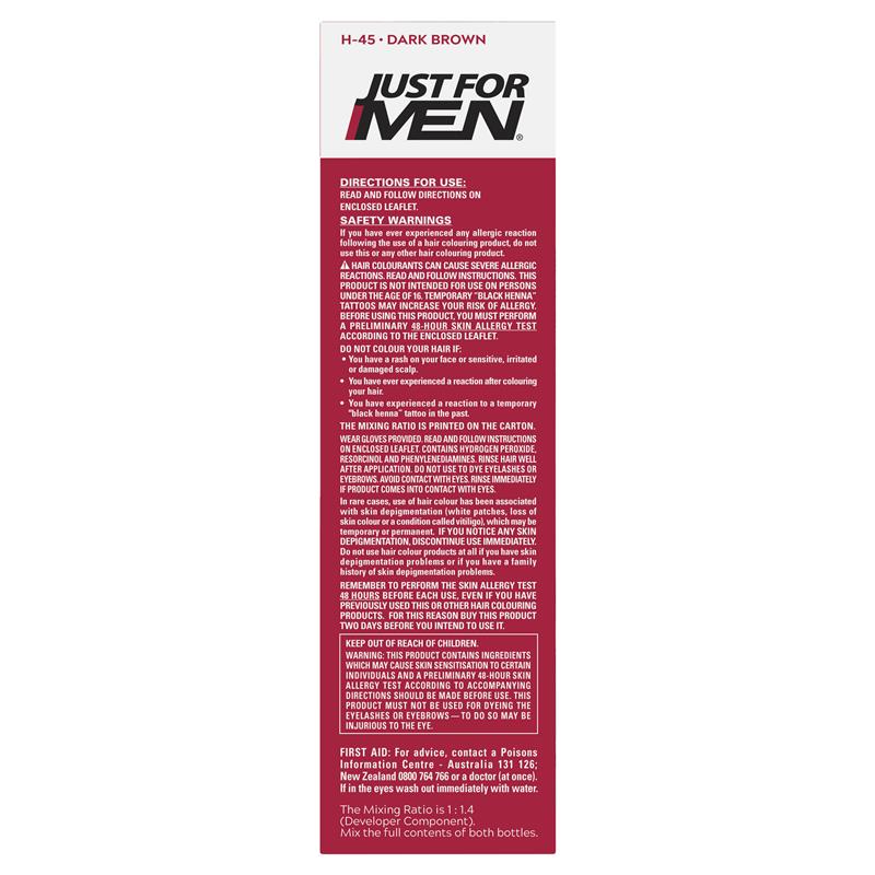 Load image into Gallery viewer, Just for Men Hair Colour H-45 Dark Brown
