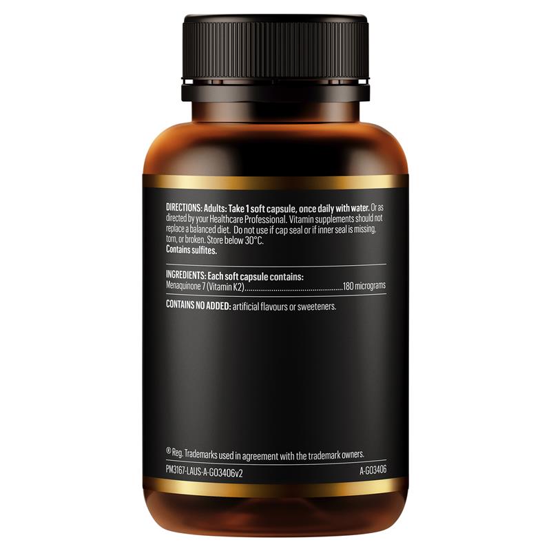 Load image into Gallery viewer, Go Healthy K2 180mcg Advanced Bone Care 30 Soft Capsules
