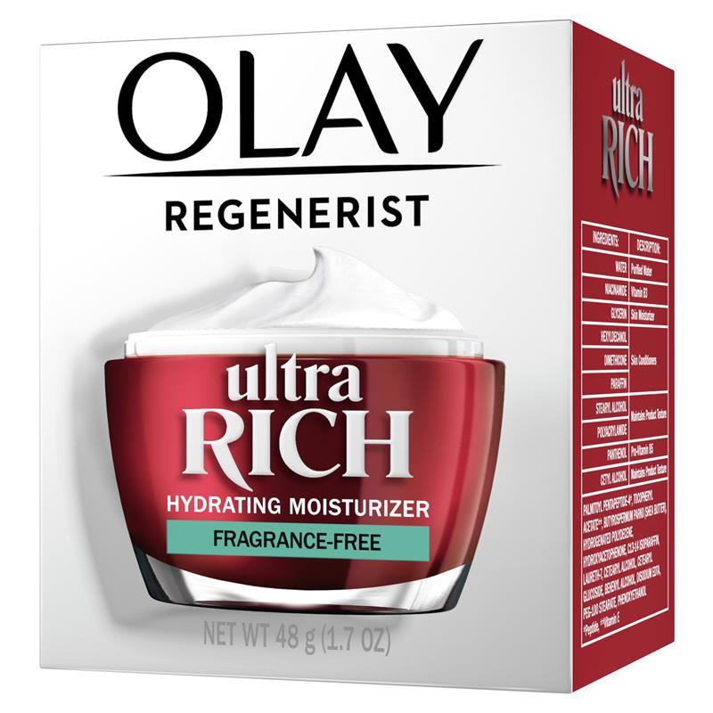 Load image into Gallery viewer, Olay Regenerist Ultra Rich Hydrating Cream Fragrance Free 48g
