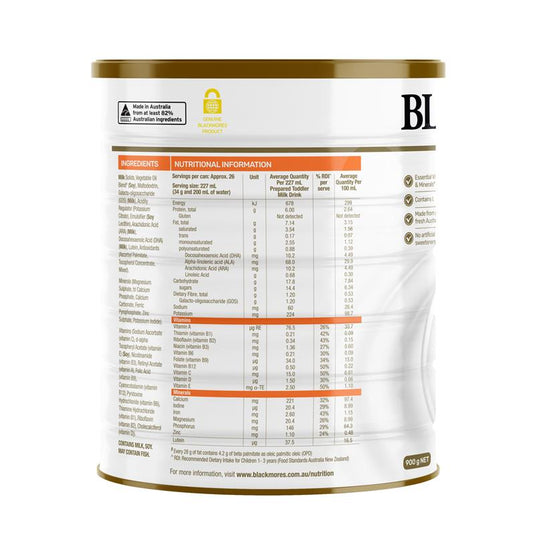 Blackmores Stage 3 Toddler Milk Drink 900g