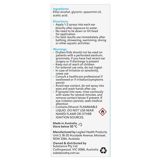 BioRevive Dry Ears Kids Spray 30ml
