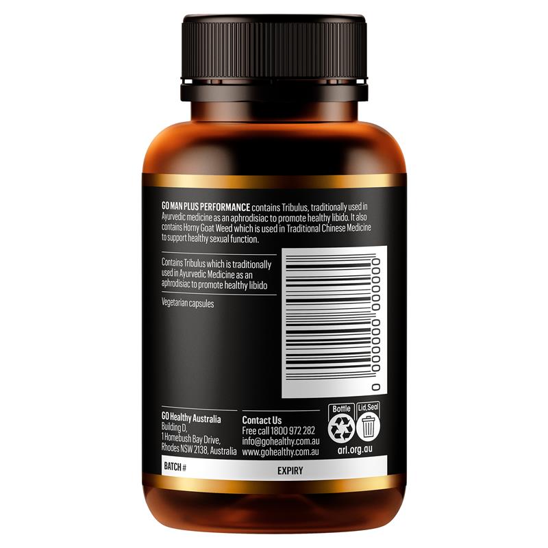 Load image into Gallery viewer, GO Healthy Man Plus Performance 60 Hard Capsules
