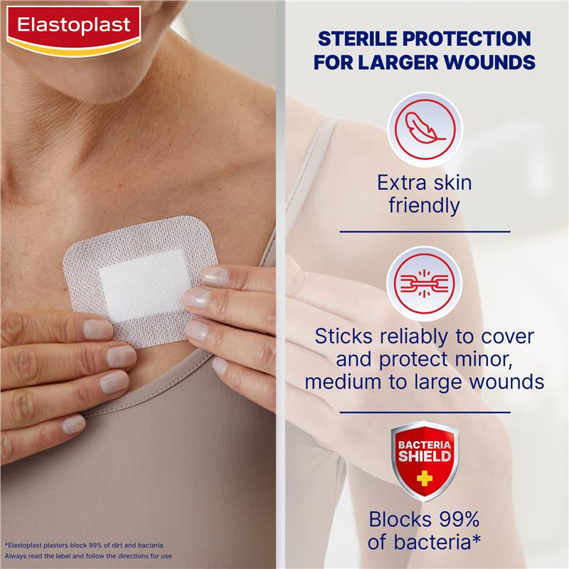 Load image into Gallery viewer, Elastoplast Sensitive Dressing XL 6x7cm 5 Dressings
