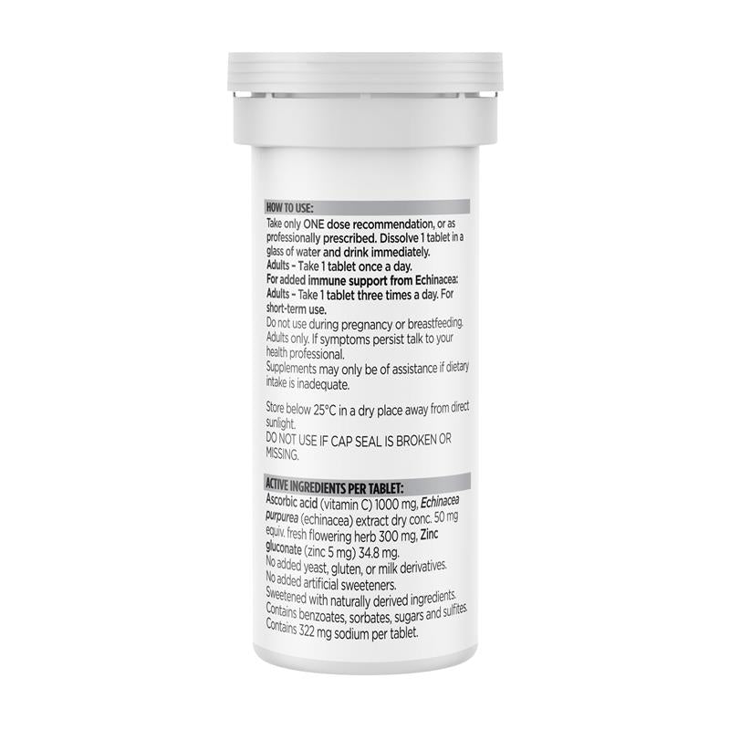 Load image into Gallery viewer, Blackmores Bio C 1000 Echinacea + Zinc 10 Effervescent Tablets
