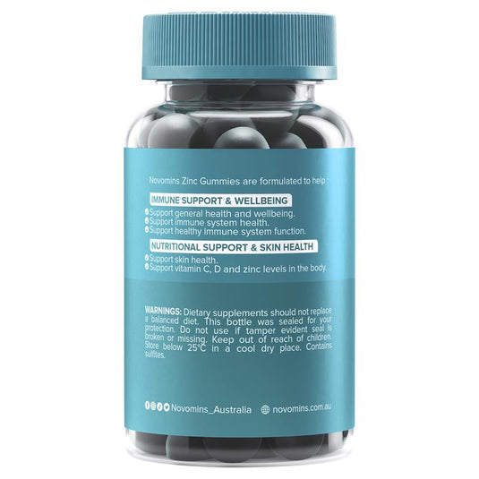 Novomins Zinc 60 Gummies NEW